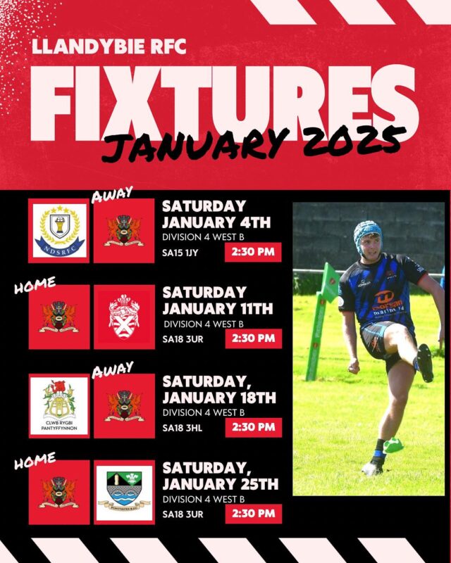 January 2025 fixtures