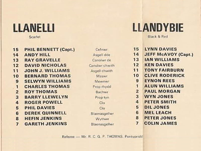 Llanelli-v-Llandybie